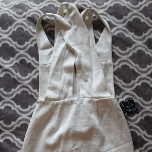 Nasty Gal Dress in Cream with cross back